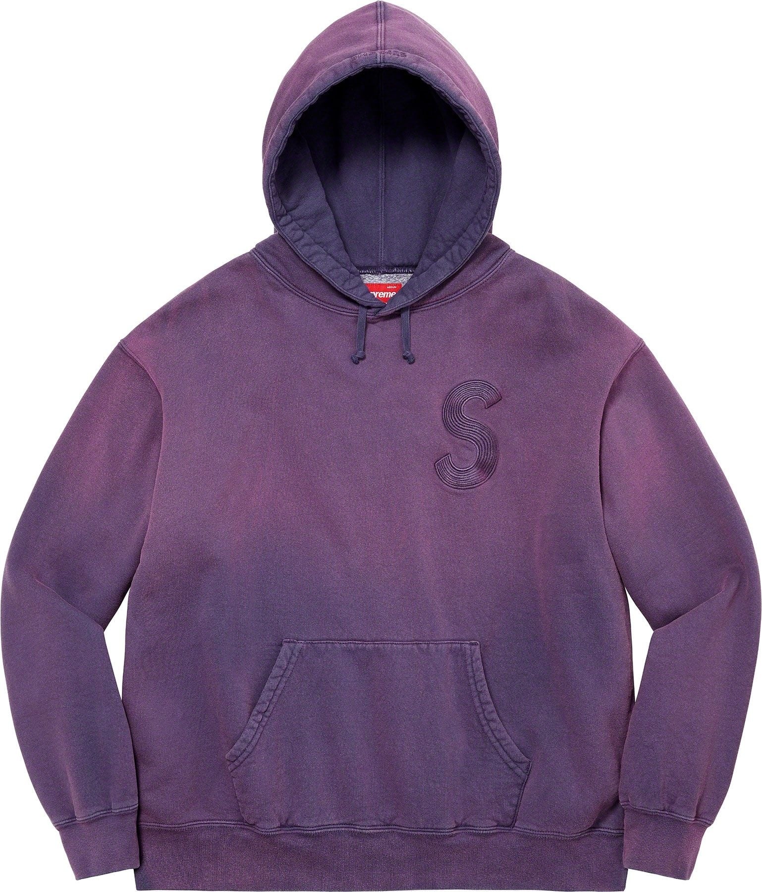 Overdyed S Logo Hooded Sweatshirt view 9